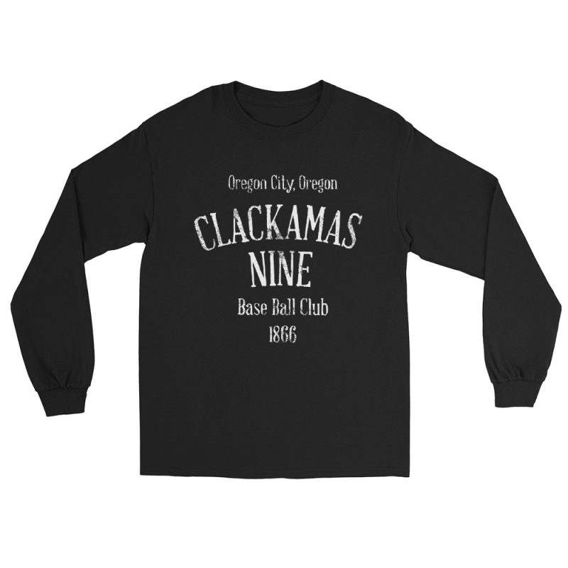 Clackamas Nine Oregon Baseball Club Men’s Long Sleeve Shirt - Image 6
