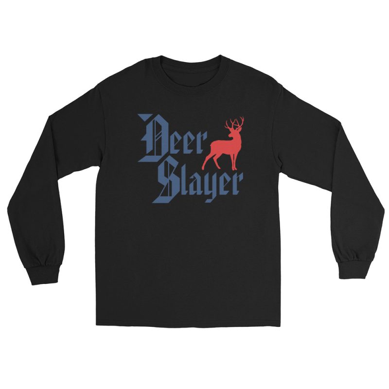 Deer Slayer Men’s Long Sleeve Shirt - Image 6
