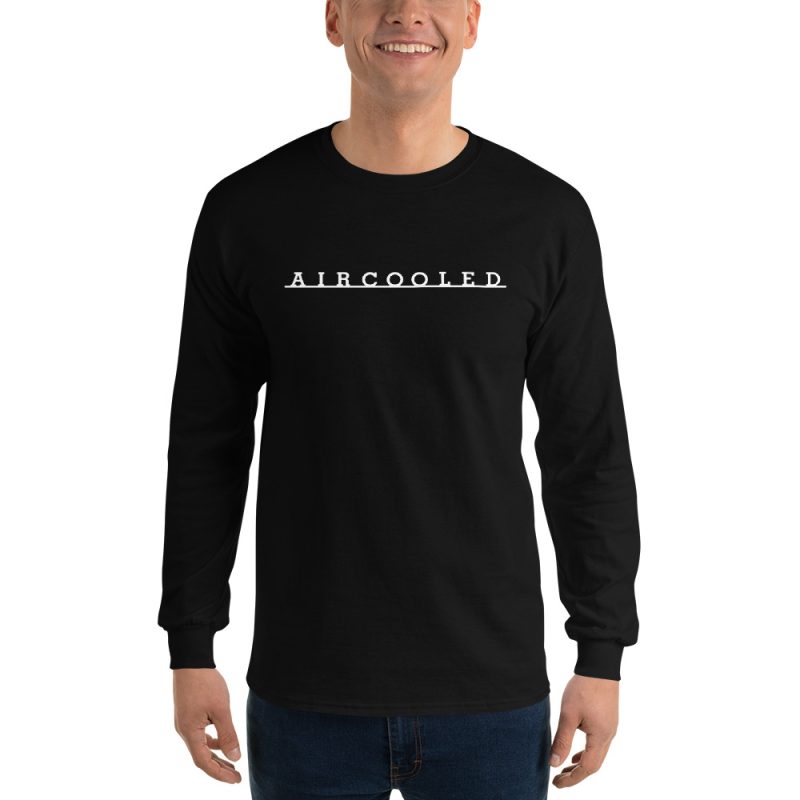 Aircooled T2 Script Men’s Long Sleeve Shirt - Image 2