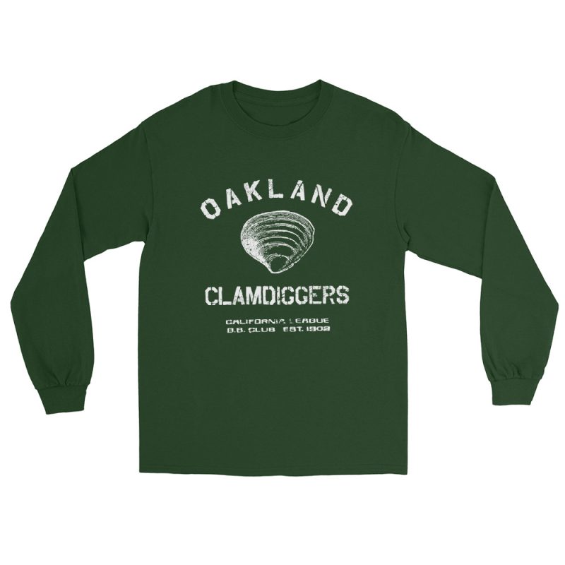 Oakland Clamdiggers Men’s Long Sleeve Shirt - Image 9