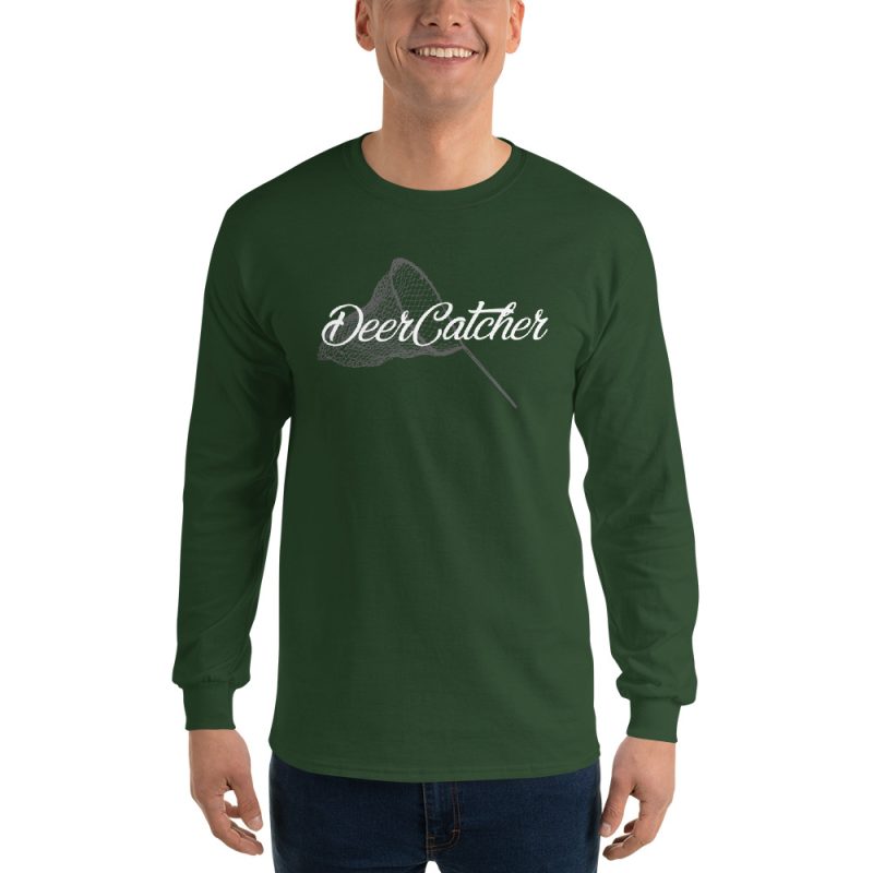 Deer Catcher Men’s Long Sleeve Shirt - Image 2