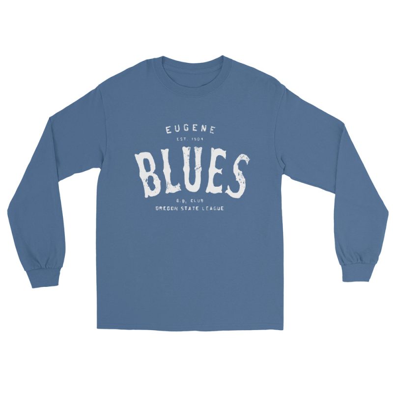 Eugene Blues Oregon Baseball Club Men’s Long Sleeve Shirt