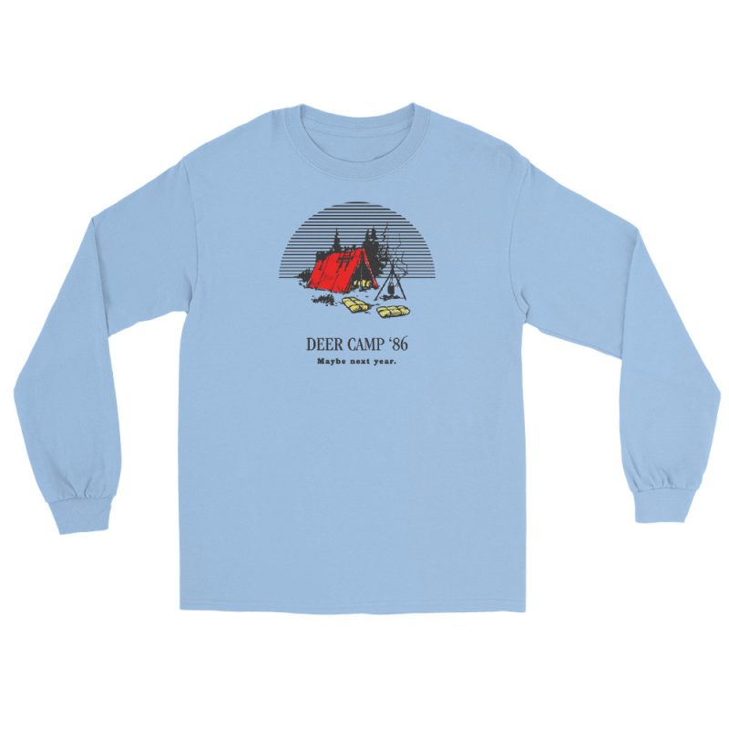Deer Camp '86 Men’s Long Sleeve Shirt - Image 10