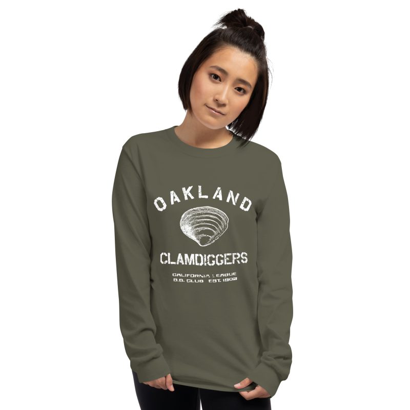 Oakland Clamdiggers Men’s Long Sleeve Shirt - Image 2