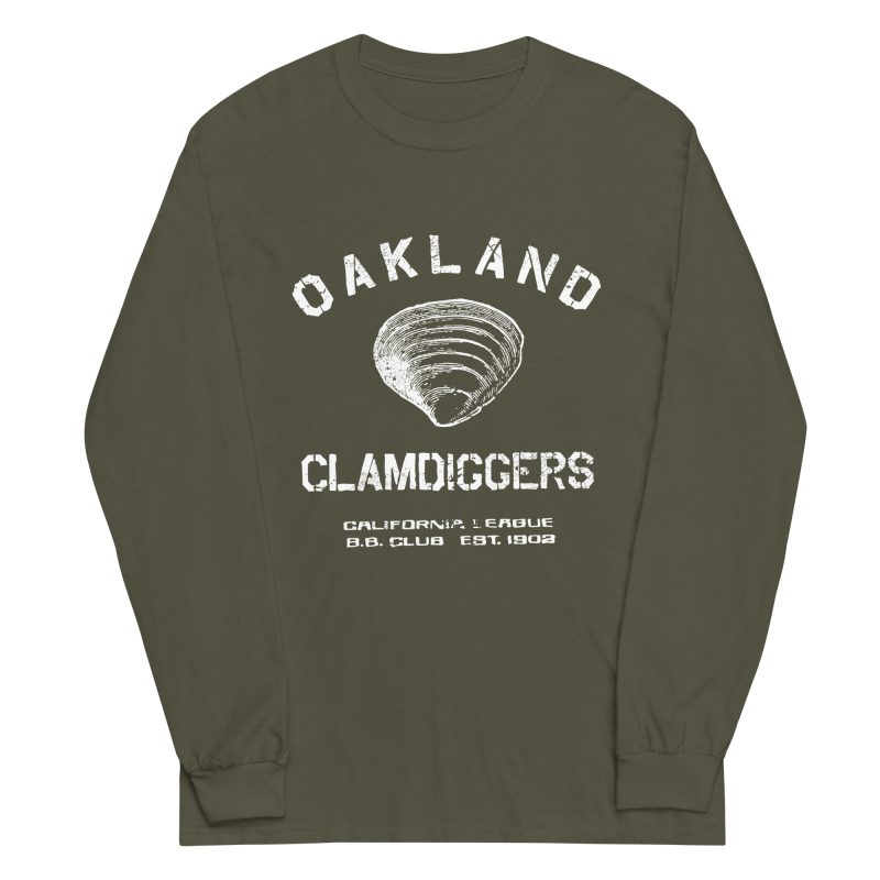 Oakland Clamdiggers Men’s Long Sleeve Shirt - Image 5
