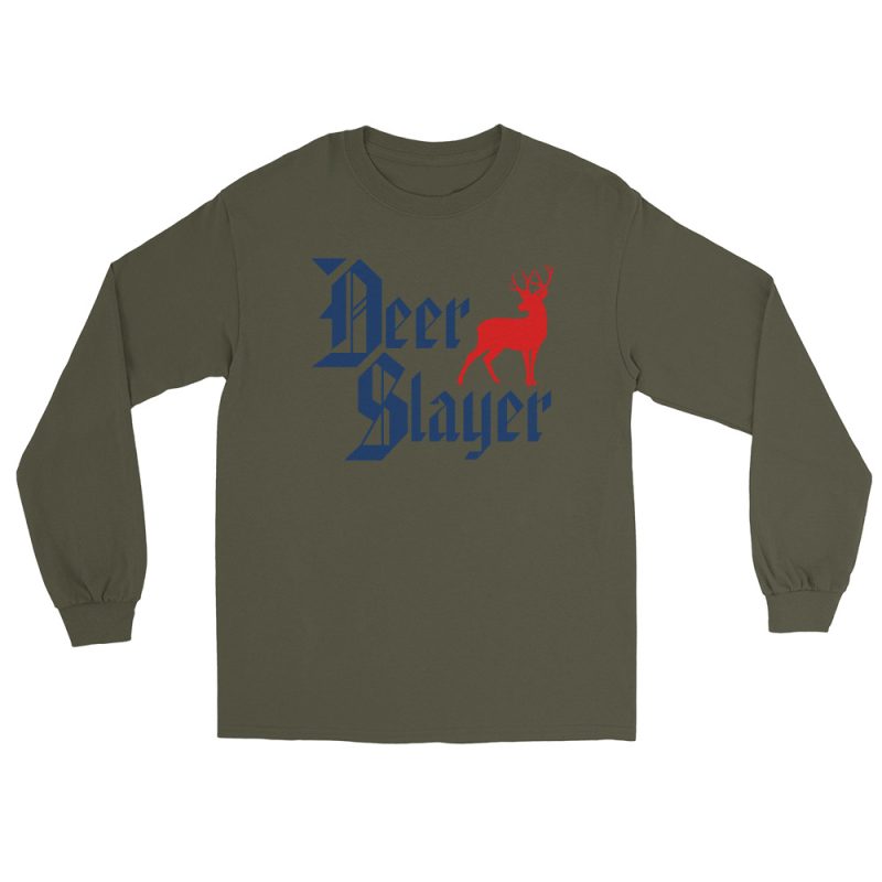 Deer Slayer Men’s Long Sleeve Shirt - Image 10