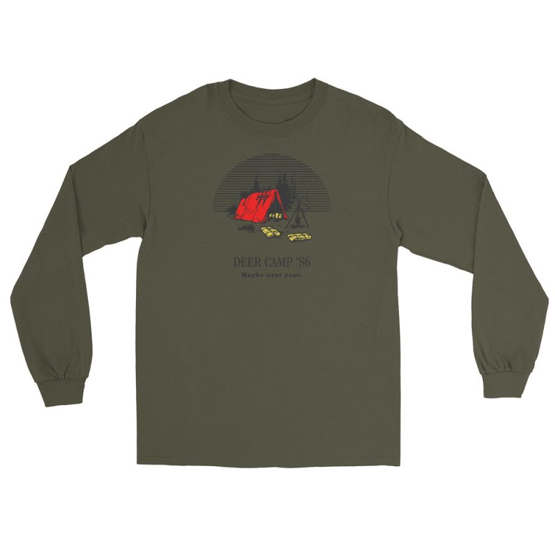 Deer Camp '86 Men’s Long Sleeve Shirt - Image 8