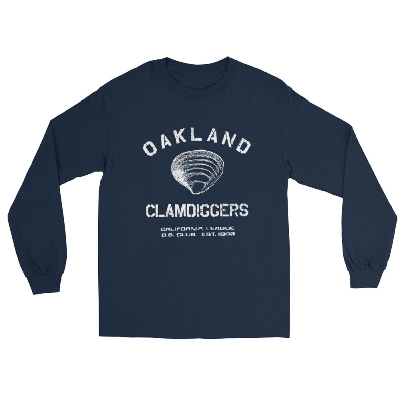 Oakland Clamdiggers Men’s Long Sleeve Shirt - Image 7