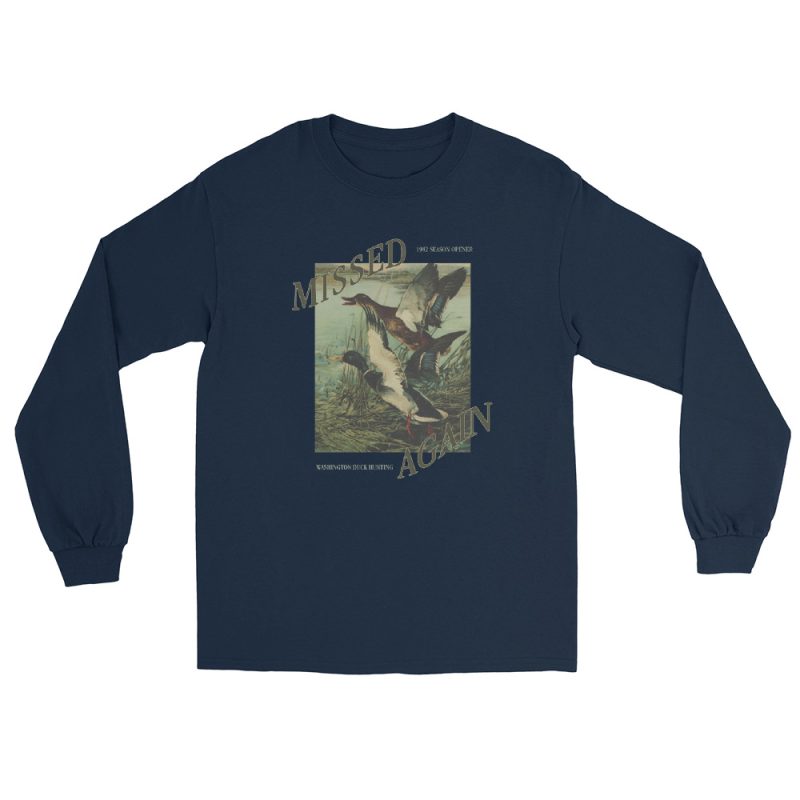 Missed again Men’s Long Sleeve Shirt - Image 7