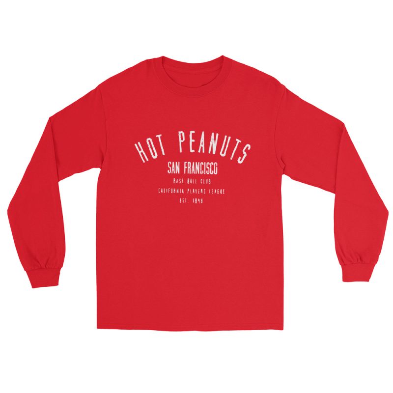 San Francisco Hot Peanutes Baseball Club Men’s Long Sleeve Shirt