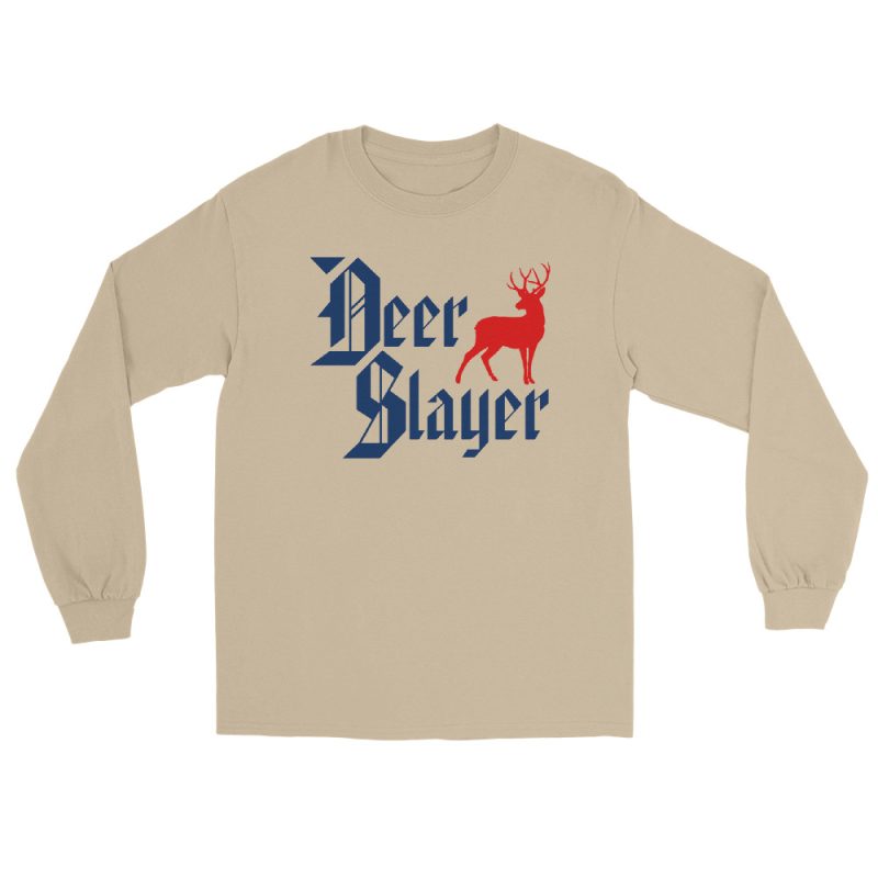 Deer Slayer Men’s Long Sleeve Shirt - Image 14