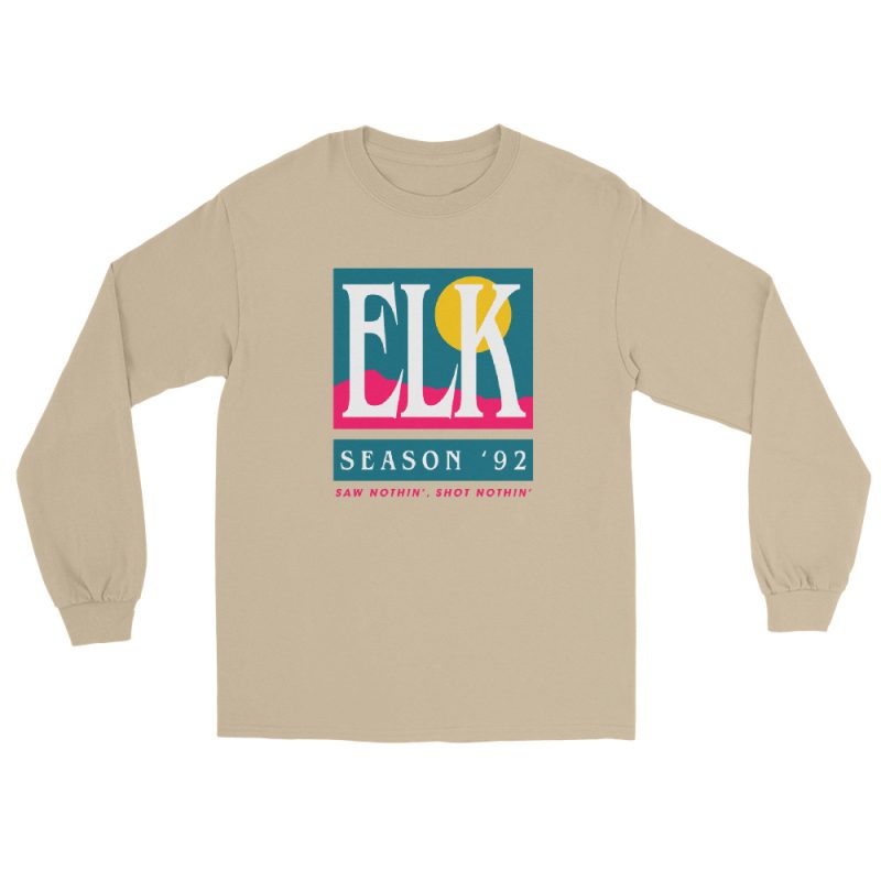 Elk Season '92 Men’s Long Sleeve Shirt - Image 13