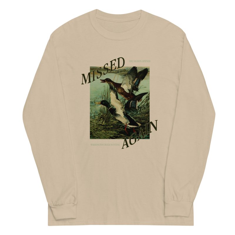 Missed again Men’s Long Sleeve Shirt - Image 5