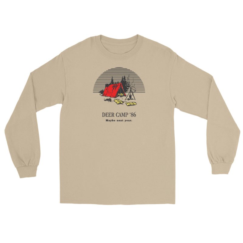 Deer Camp '86 Men’s Long Sleeve Shirt - Image 11