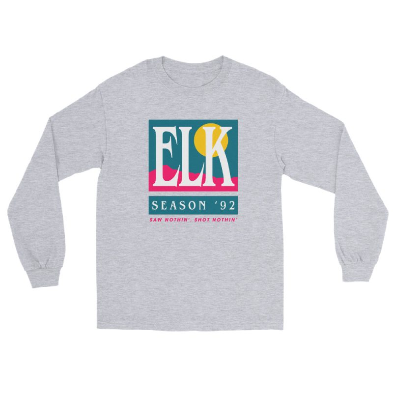 Elk Season '92 Men’s Long Sleeve Shirt - Image 12