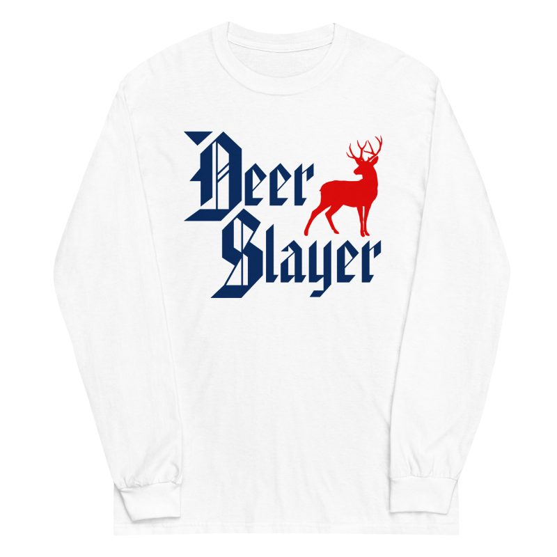 Deer Slayer Men’s Long Sleeve Shirt - Image 5