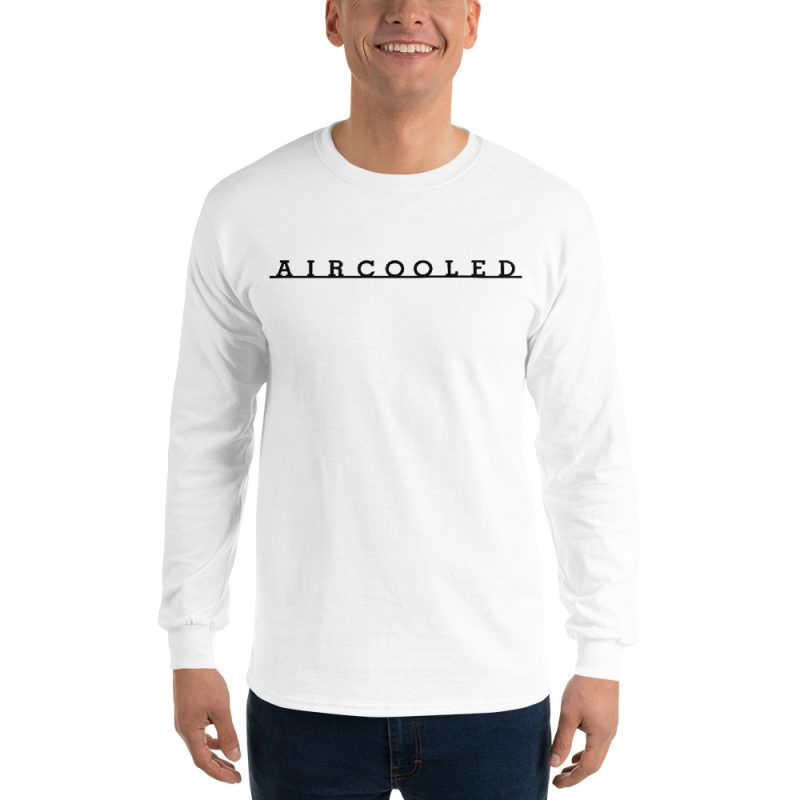 Aircooled T2 Script Men’s Long Sleeve Shirt - Image 3