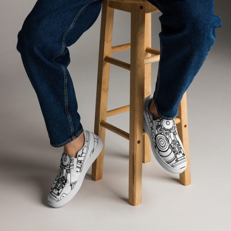36hp Men’s slip-on canvas shoes - Image 3