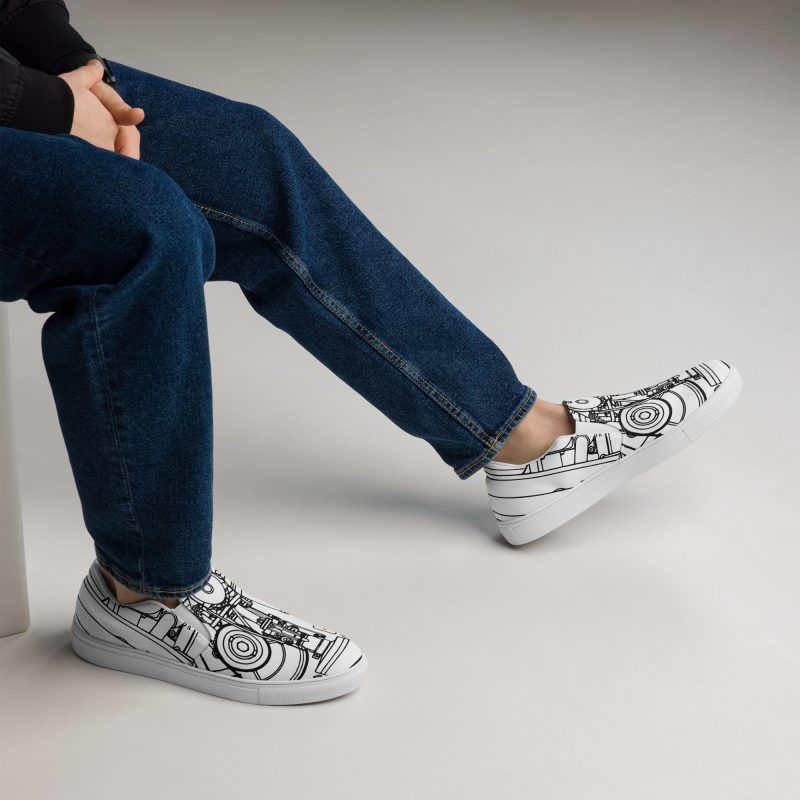 36hp Men’s slip-on canvas shoes - Image 2