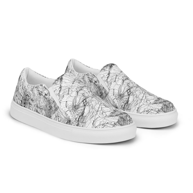 Mt. Rainier Men’s slip-on canvas shoes - Image 7