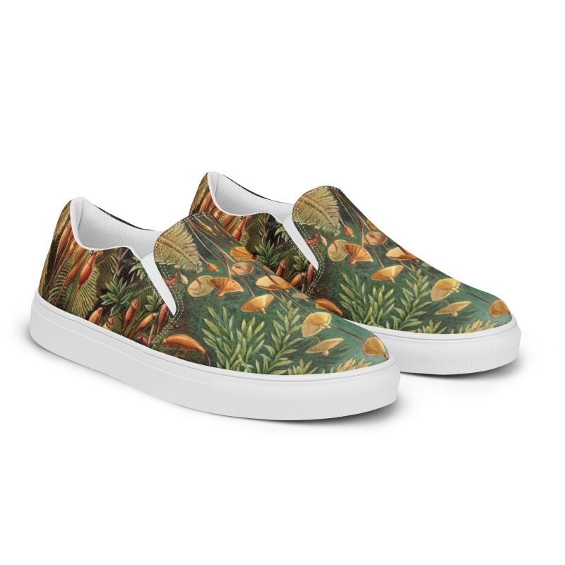 Haeckel Moss Men’s slip-on canvas shoes - Image 7