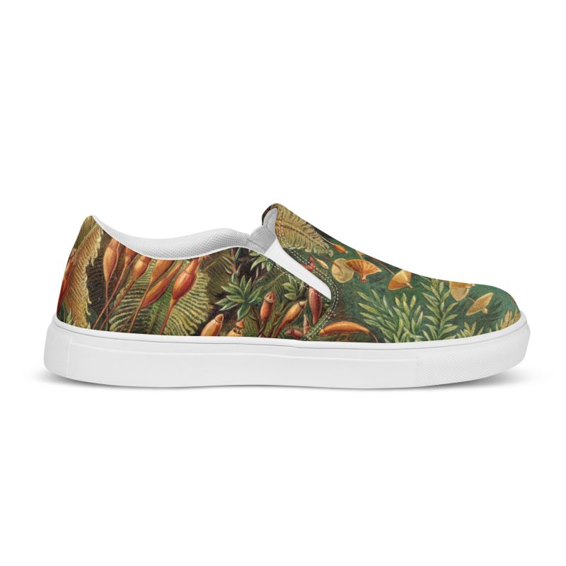 Haeckel Moss Men’s slip-on canvas shoes - Image 5