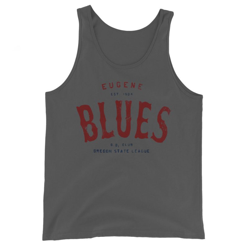 Eugene Blues Oregon Baseball Club Men's Tank Top - Image 9