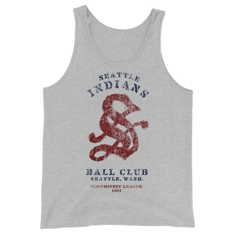 Seattle Indians Baseball Club Men's Tank Top - Image 12