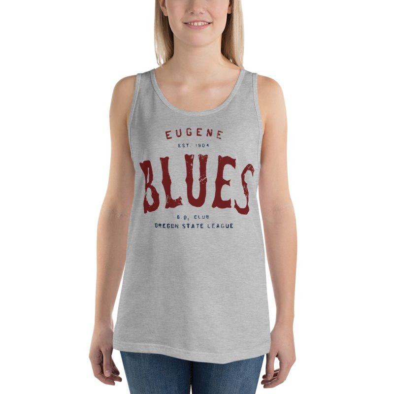 Eugene Blues Oregon Baseball Club Men's Tank Top - Image 2
