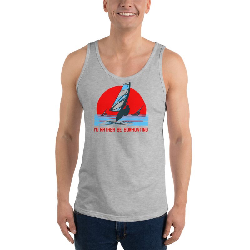 I'd rather be bowhunting Men's Tank Top - Image 4