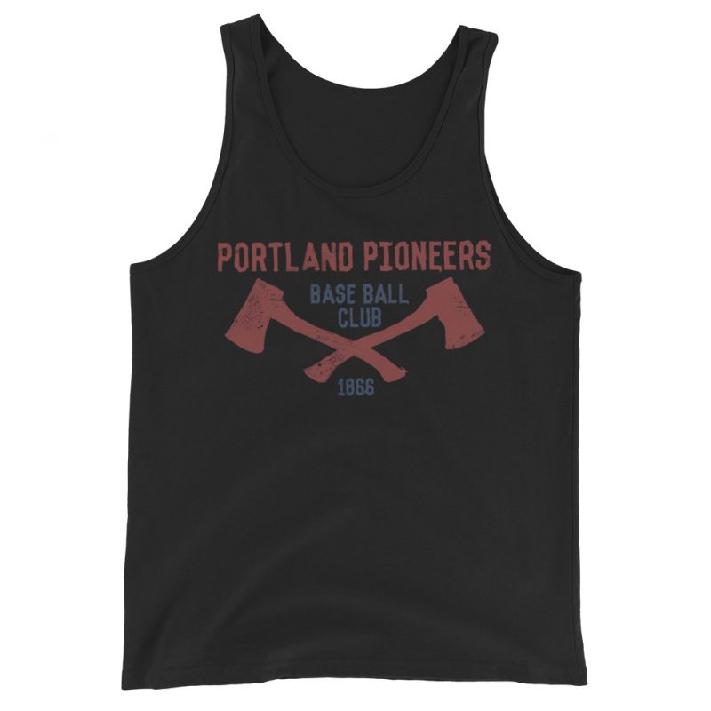 Portland Pioneers Baseball Club Men's Tank Top - Image 5