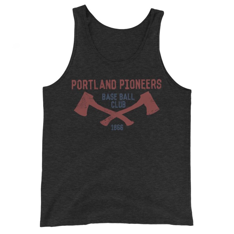 Portland Pioneers Baseball Club Men's Tank Top - Image 8