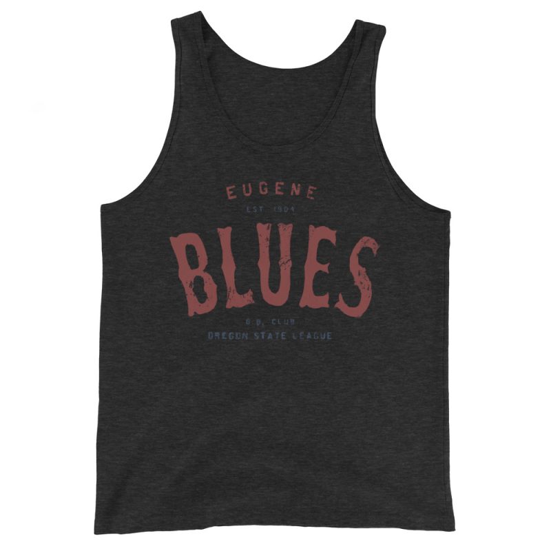 Eugene Blues Oregon Baseball Club Men's Tank Top - Image 7