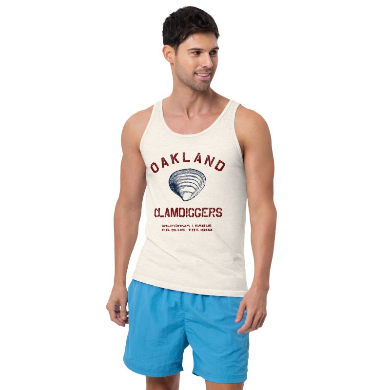 Oakland Clamdiggers Baseball Club Men's Tank Top - Image 2