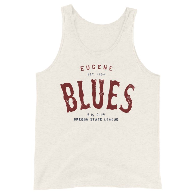 Eugene Blues Oregon Baseball Club Men's Tank Top - Image 11