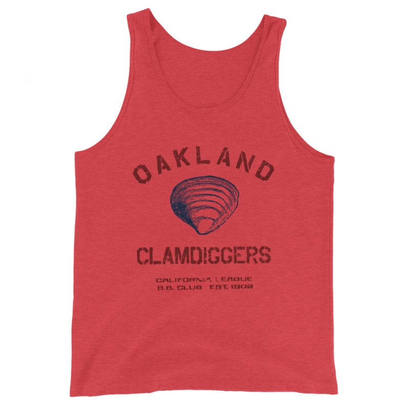 Oakland Clamdiggers Baseball Club Men's Tank Top - Image 11