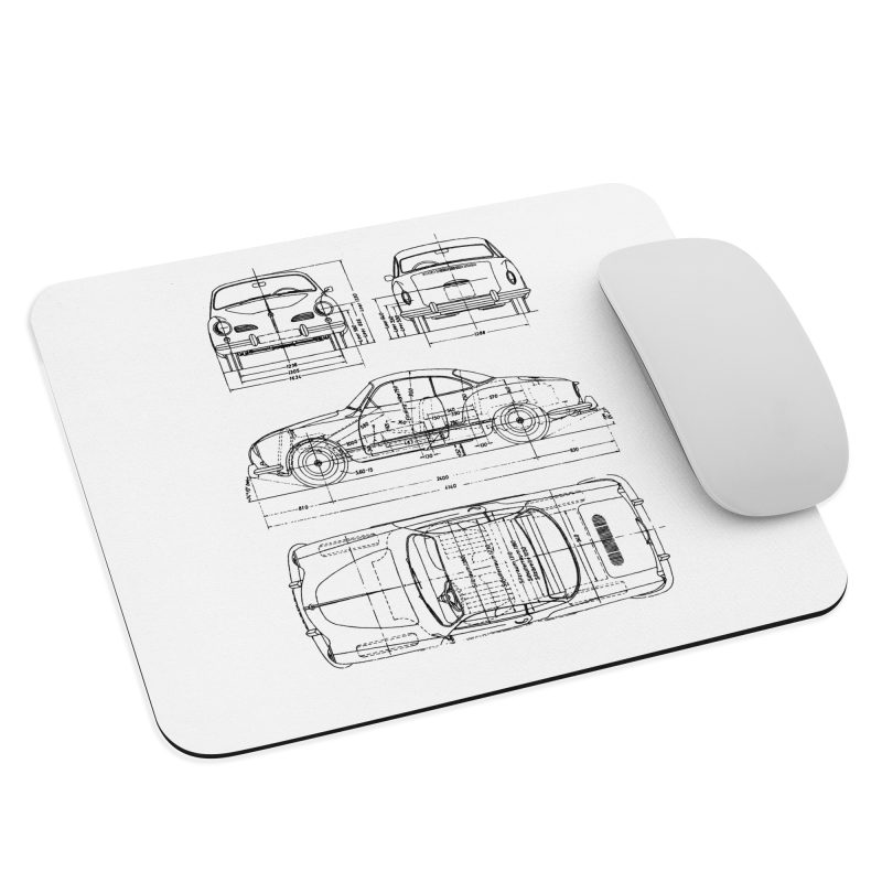 Ghia Blueprint Mouse pad