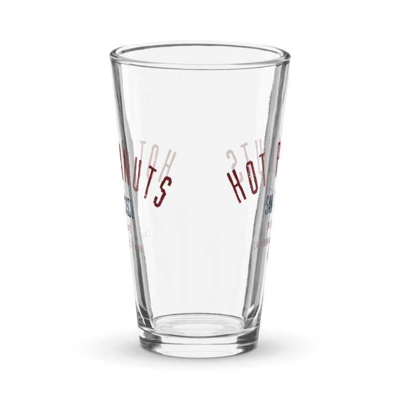 San Francisco Hot Peanutes Baseball Club 1849 Shaker pint glass - Image 2
