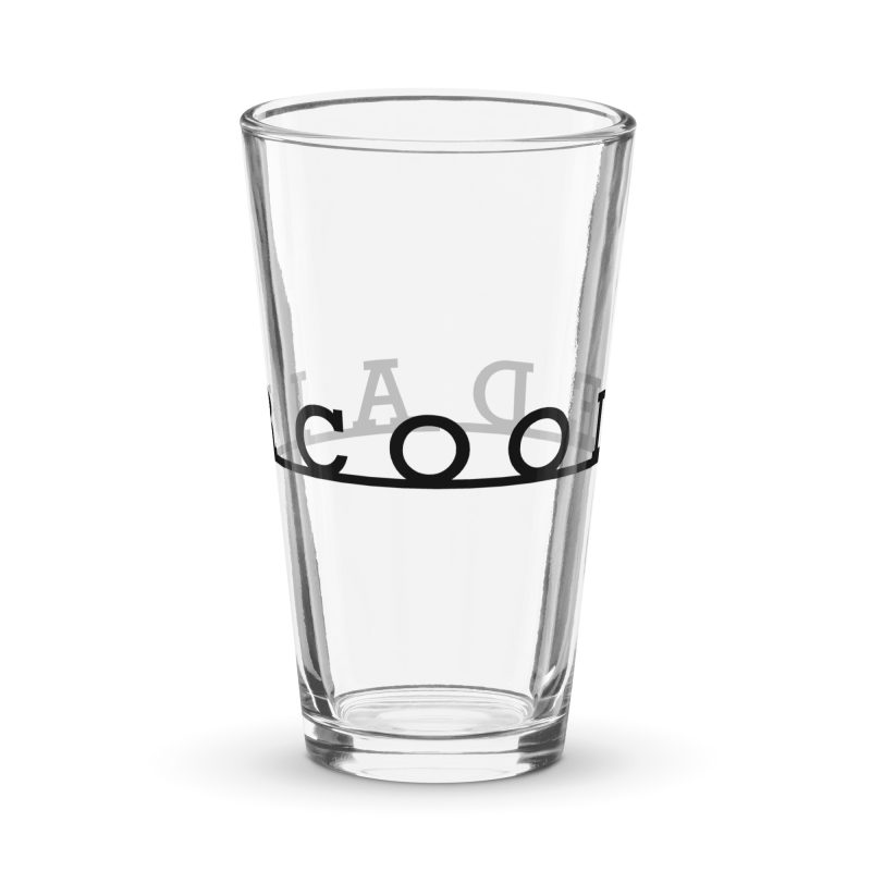 Aircooled T2 Script Shaker pint glass