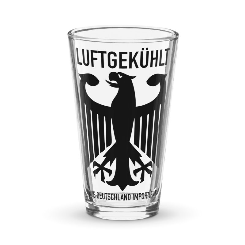 Luftgekühlt Aus Deutschland Importiert / Aircooled Imported from Germany Shaker pint glass