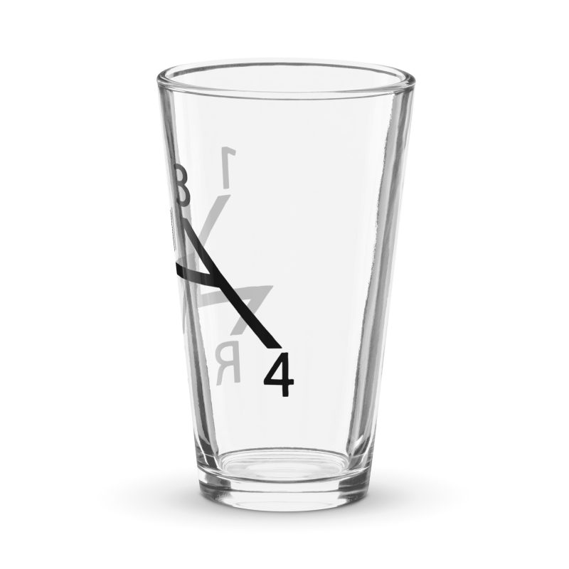 Aircooled Stick Shift Diagram Shaker pint glass - Image 4