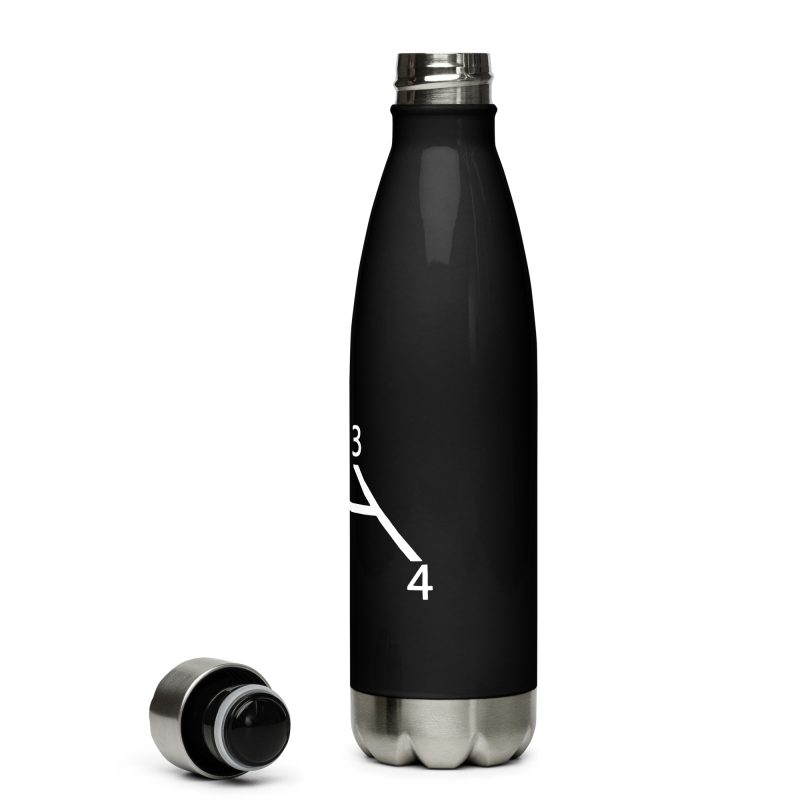 Aircooled Stick Shift Diagram Stainless steel water bottle - Image 7