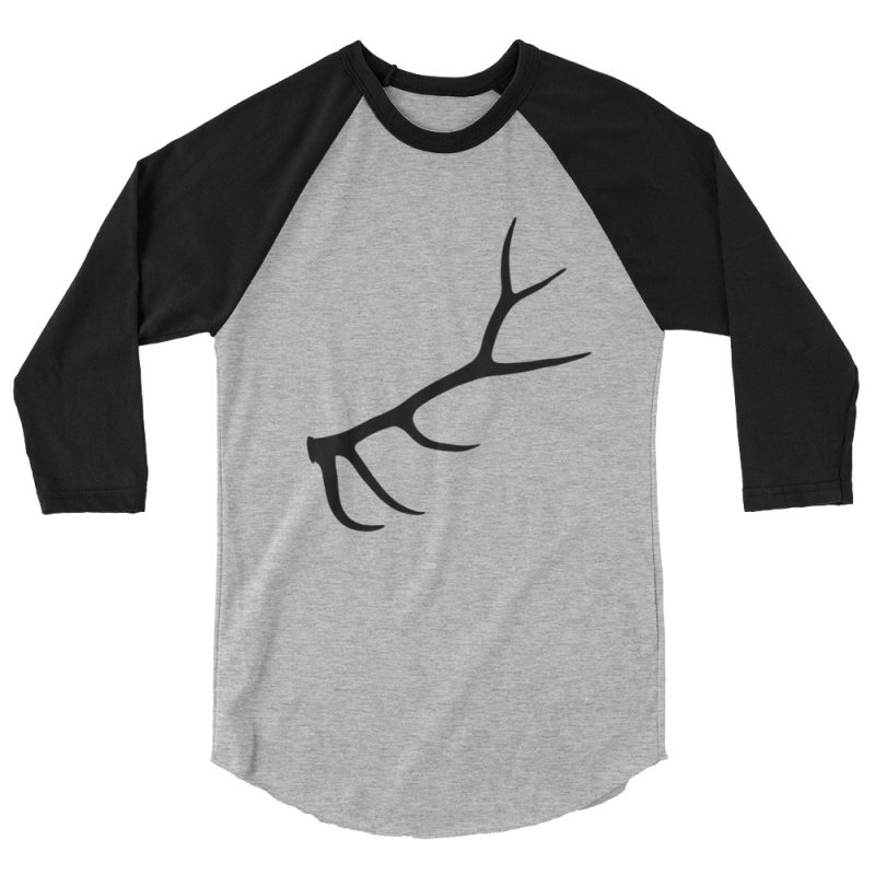 Elk Antler 3/4 sleeve raglan shirt - Image 4