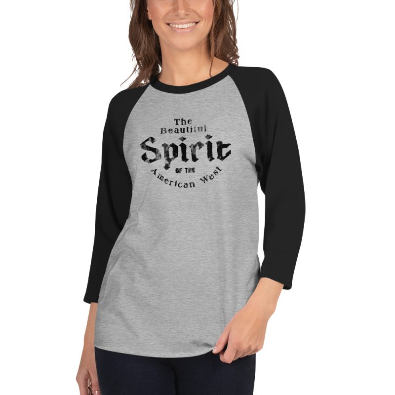 The Beautiful Spirit of the American West 3/4 sleeve raglan shirt - Image 3