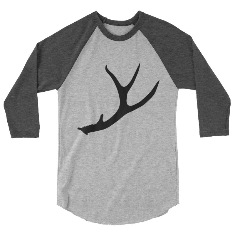 Blacktail Deer Antler 3/4 sleeve raglan shirt - Image 6