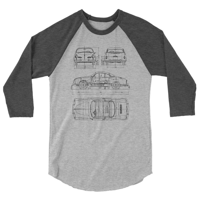 Ghia Blueprint 3/4 sleeve raglan shirt - Image 9