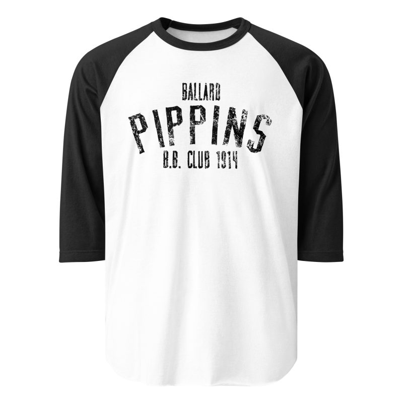 Ballard Pippins Baseball Club 1914 3/4 sleeve raglan shirt - Image 8