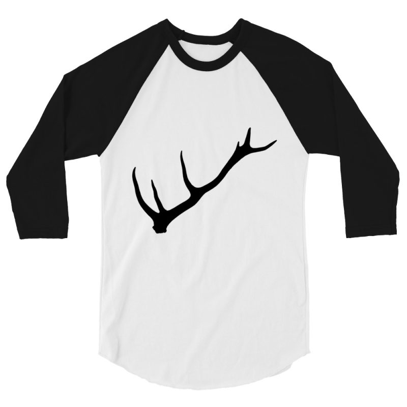 Stag Deer Antler 3/4 sleeve raglan shirt