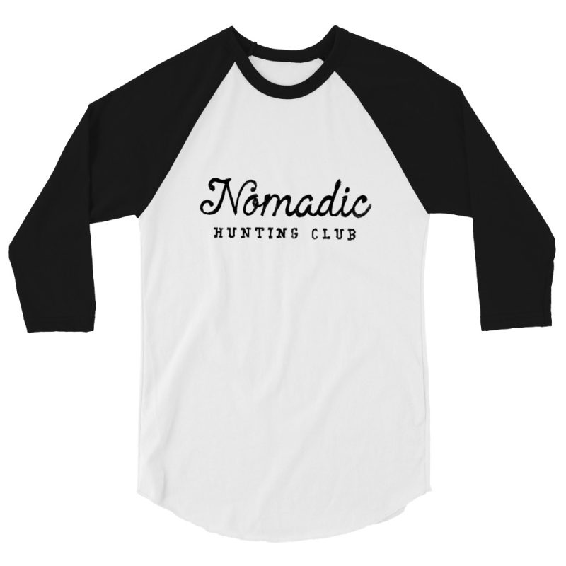 Nomadic Hunting Club 3/4 sleeve raglan shirt