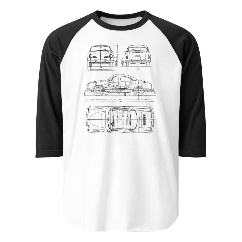 Ghia Blueprint 3/4 sleeve raglan shirt - Image 6